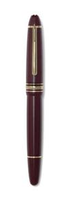 Montblanc Meisterstück Le Grand Burgundy 166/161 ballpoint and document marker set.